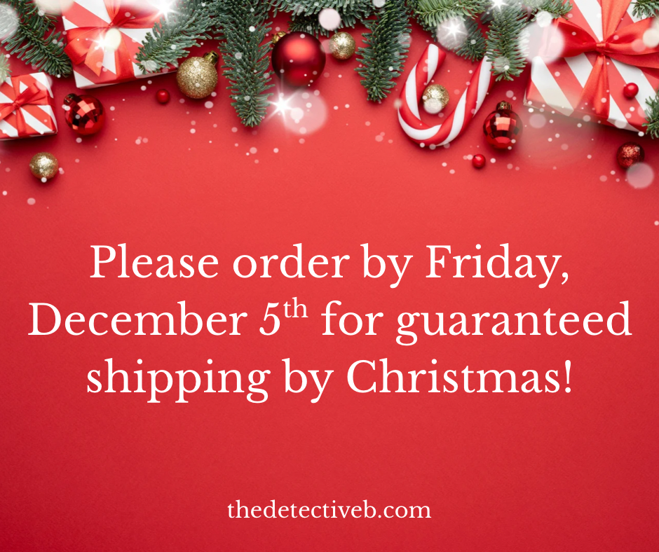 Holiday Gift Set: Case 001, 002, & 003 Autographed Paperback Books with Bookmark Bundle