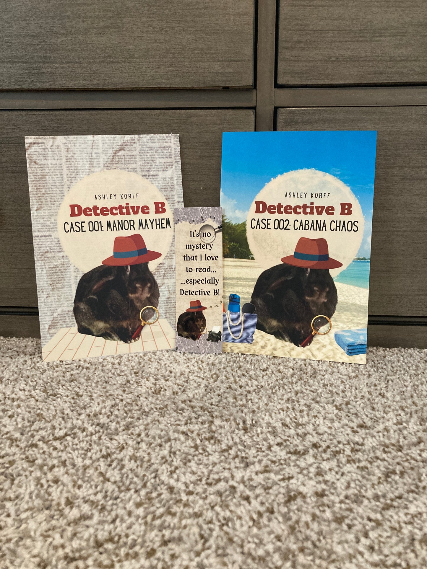 Autographed Case 001 & 002 Paperback Books + Bookmark Bundle