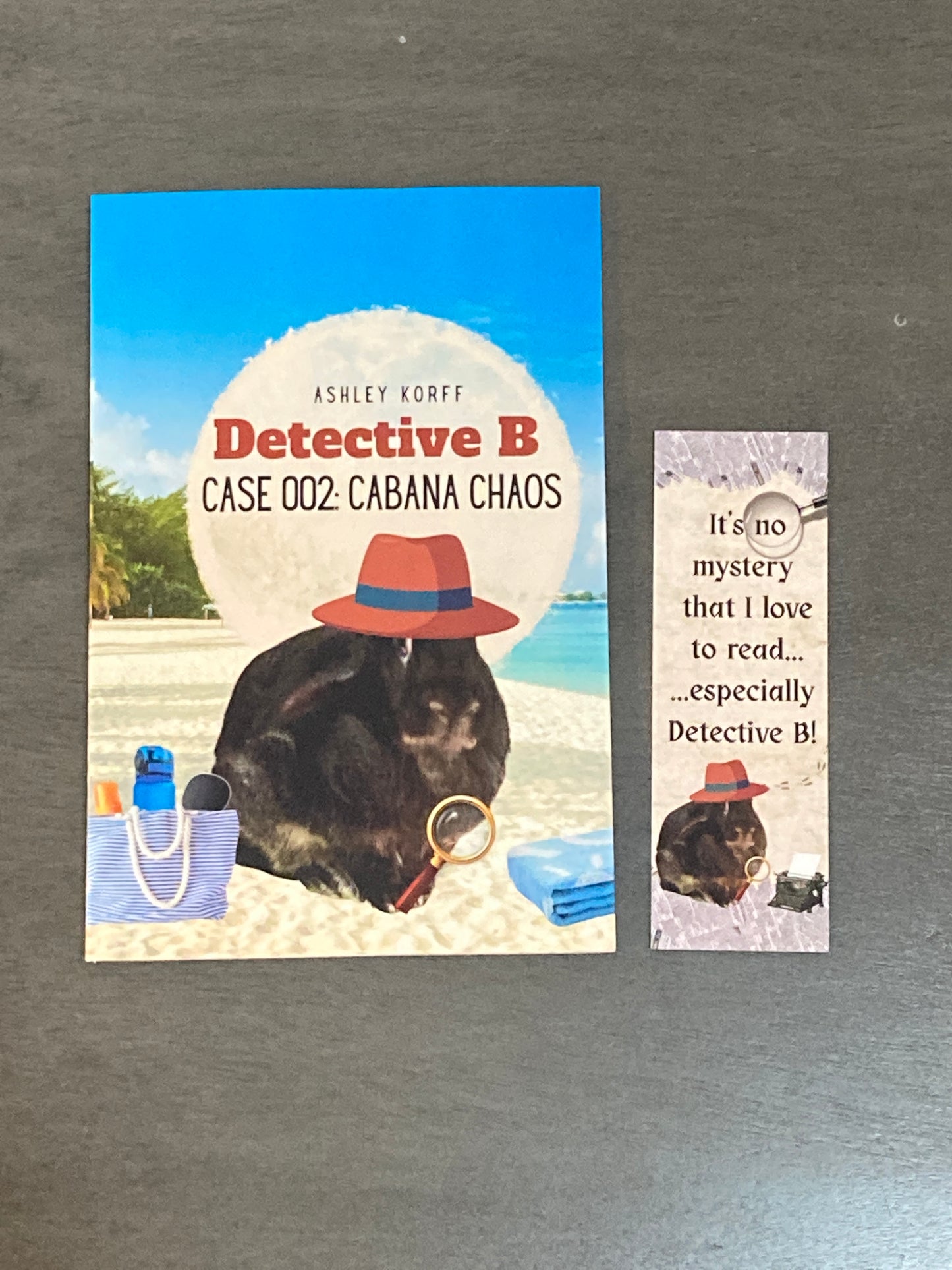 Detective B: Case 002: Cabana Chaos Paperback Book & Bookmark Gift Set
