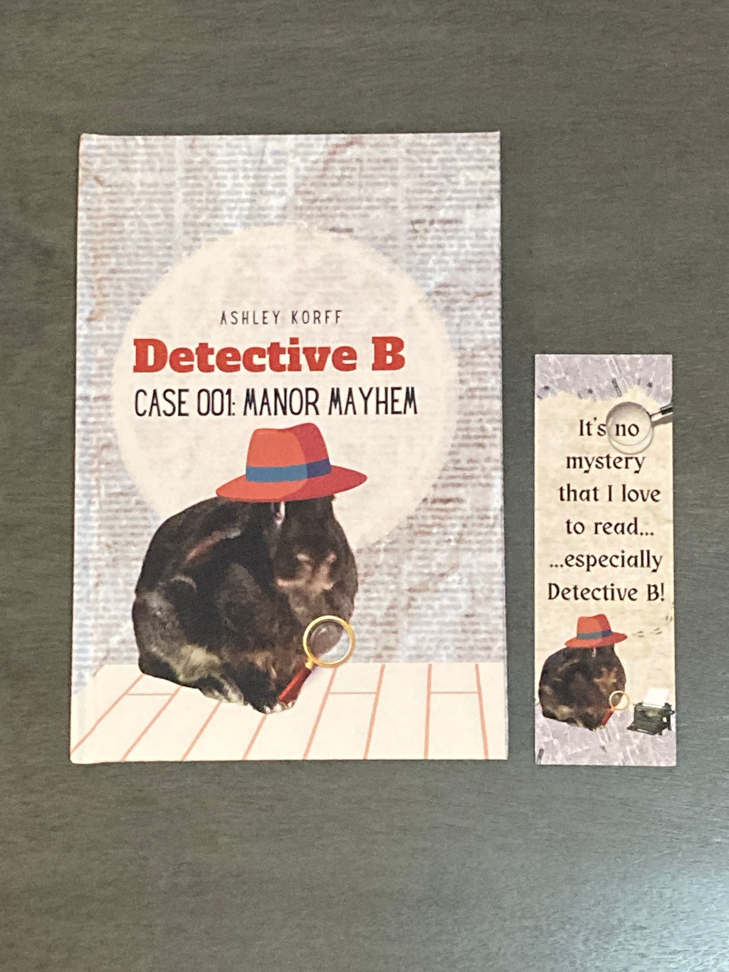 Detective B Case 001 Hardcover Book & Bookmark Gift Set
