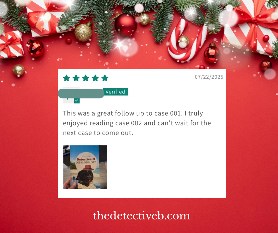 Holiday Gift Set: Case 001, 002, & 003 Autographed Paperback Books with Bookmark Bundle