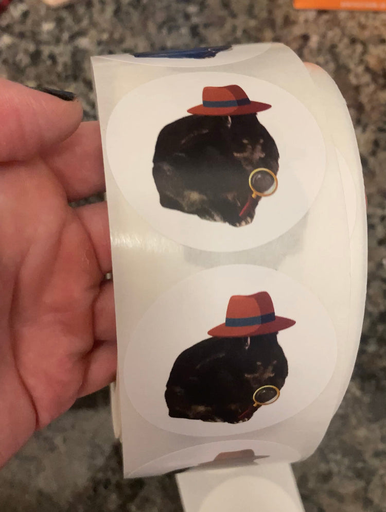 Detective B OG Round Sticker 2x2"