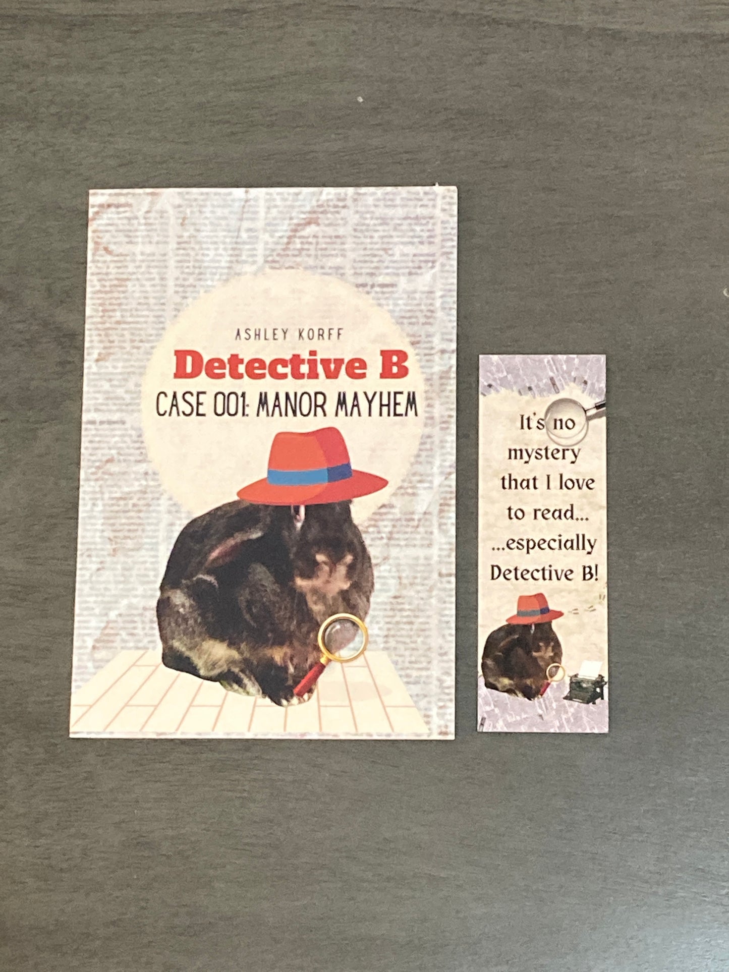 Detective B Case 001 Paperback Book & Bookmark Gift Set