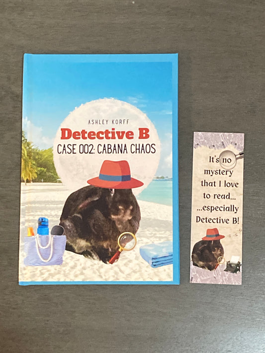 Detective B: Case 002: Cabana Chaos Hardcover Book & Bookmark Gift Set
